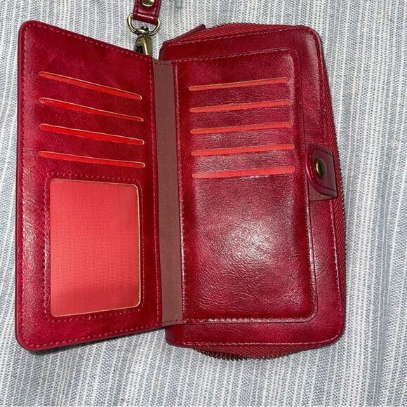 POLA Leather Wristlet - Picture 5 of 11